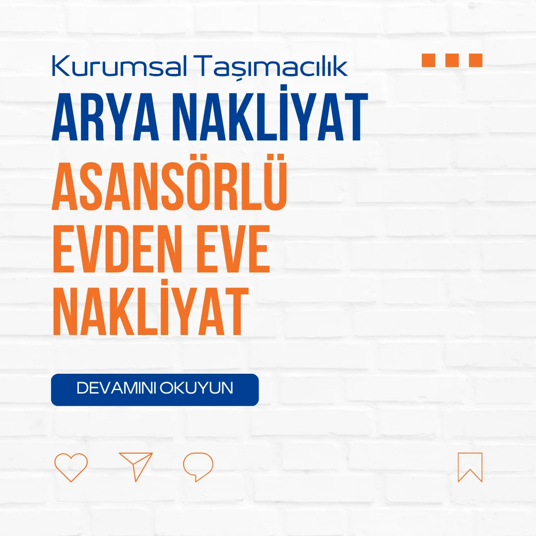 Asansörlü Evden Eve Nakliyat