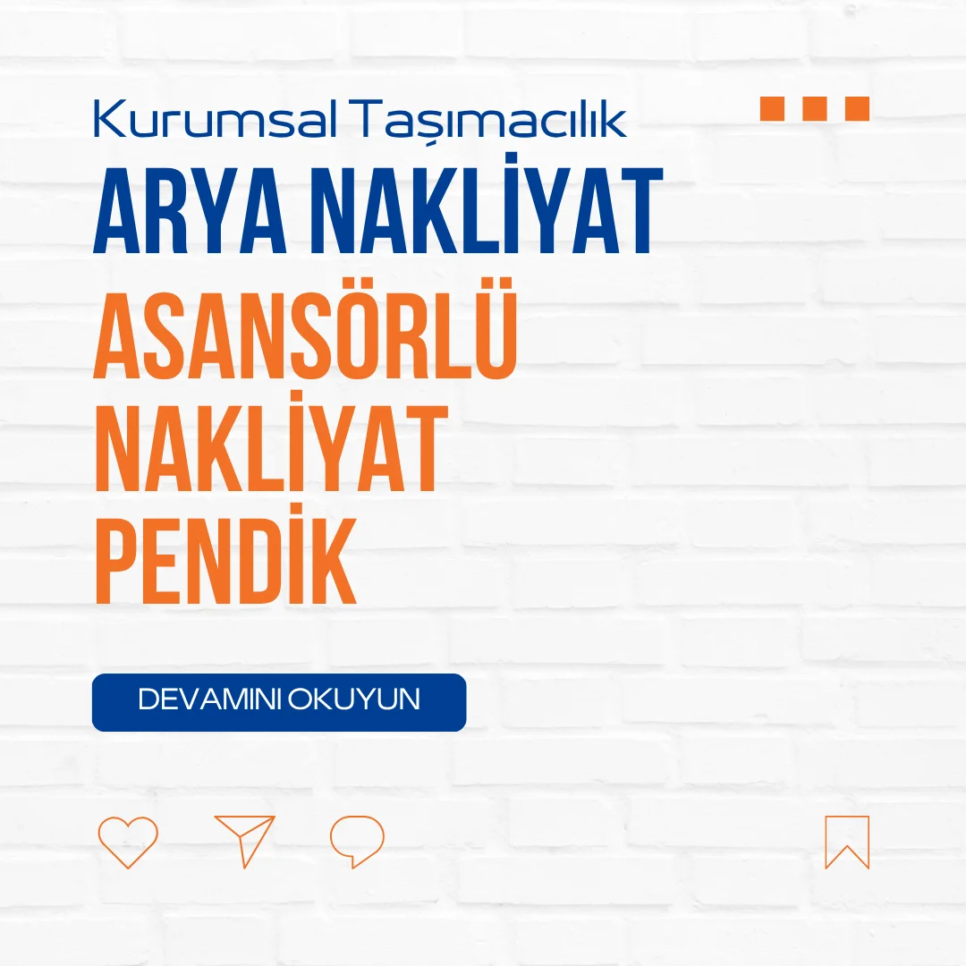 Asansörlü Nakliyat Pendik