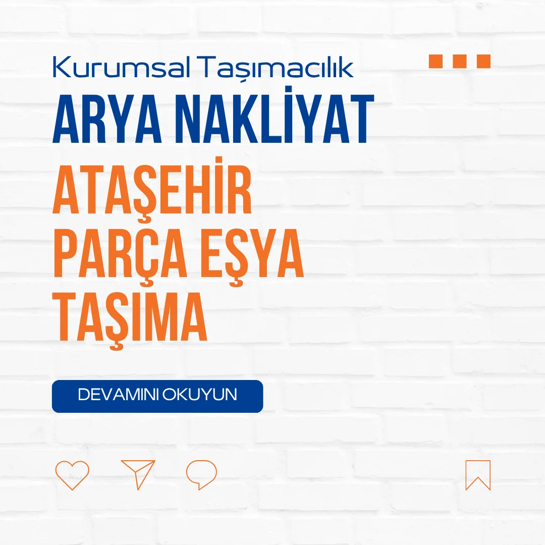 Ataşehir Parça Eşya Taşıma