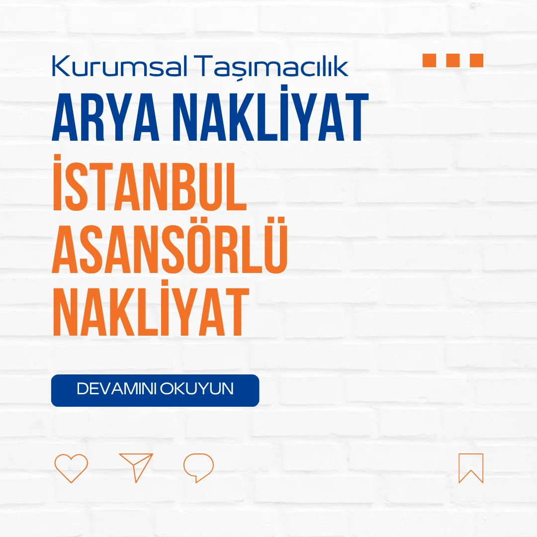 İstanbul Asansörlü Nakliyat