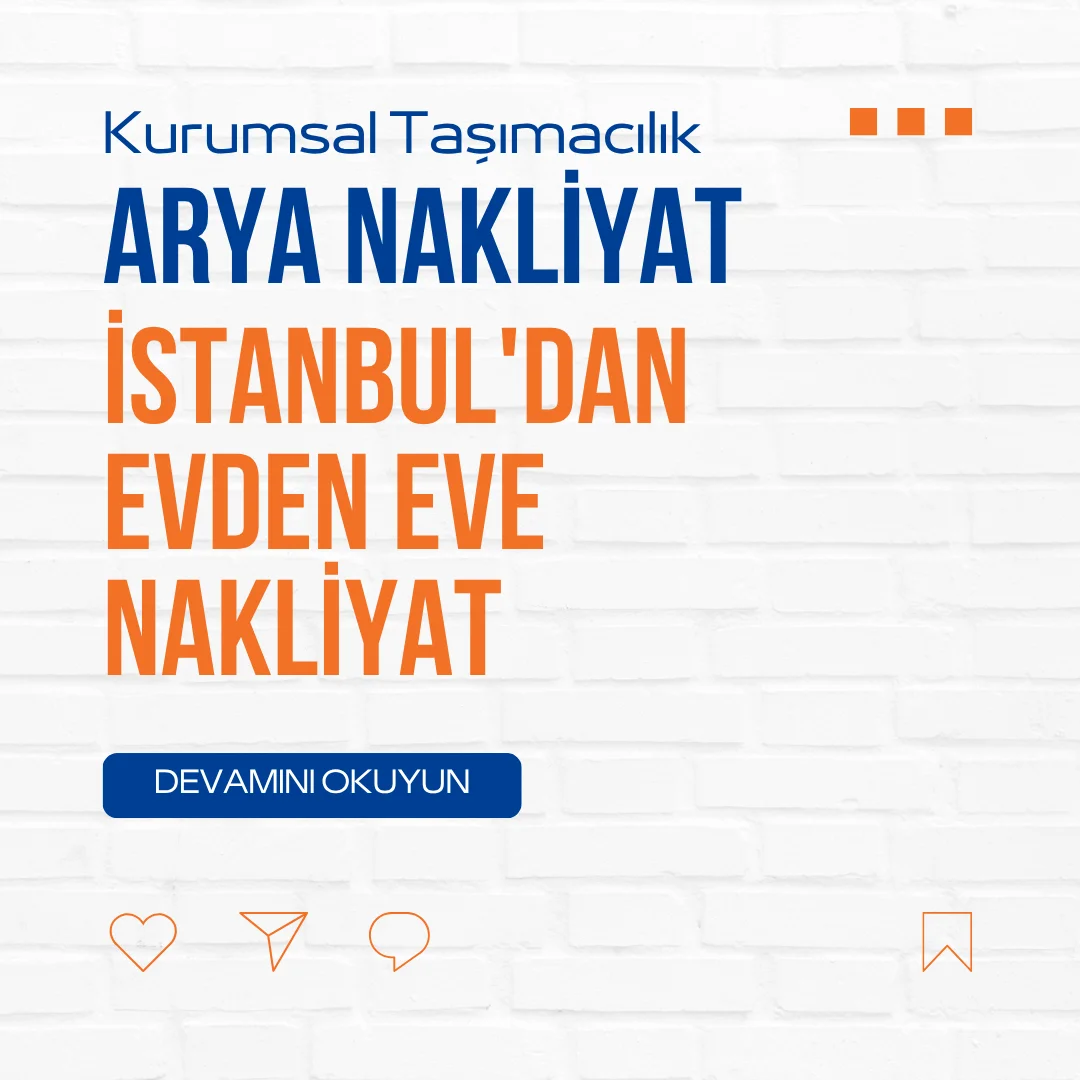 İstanbul'dan Evden Eve Nakliyat
