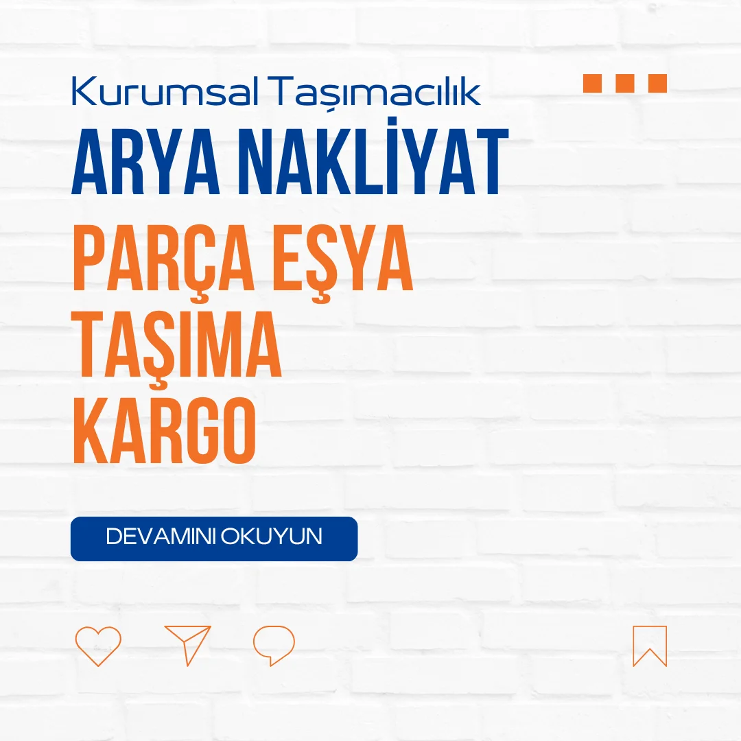 Parça Eşya Taşıma Kargo