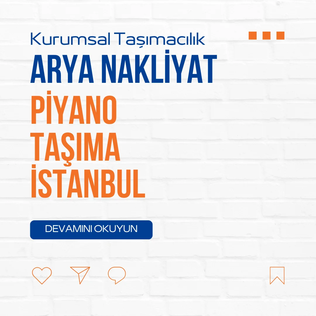 Piyano Taşıma İstanbul