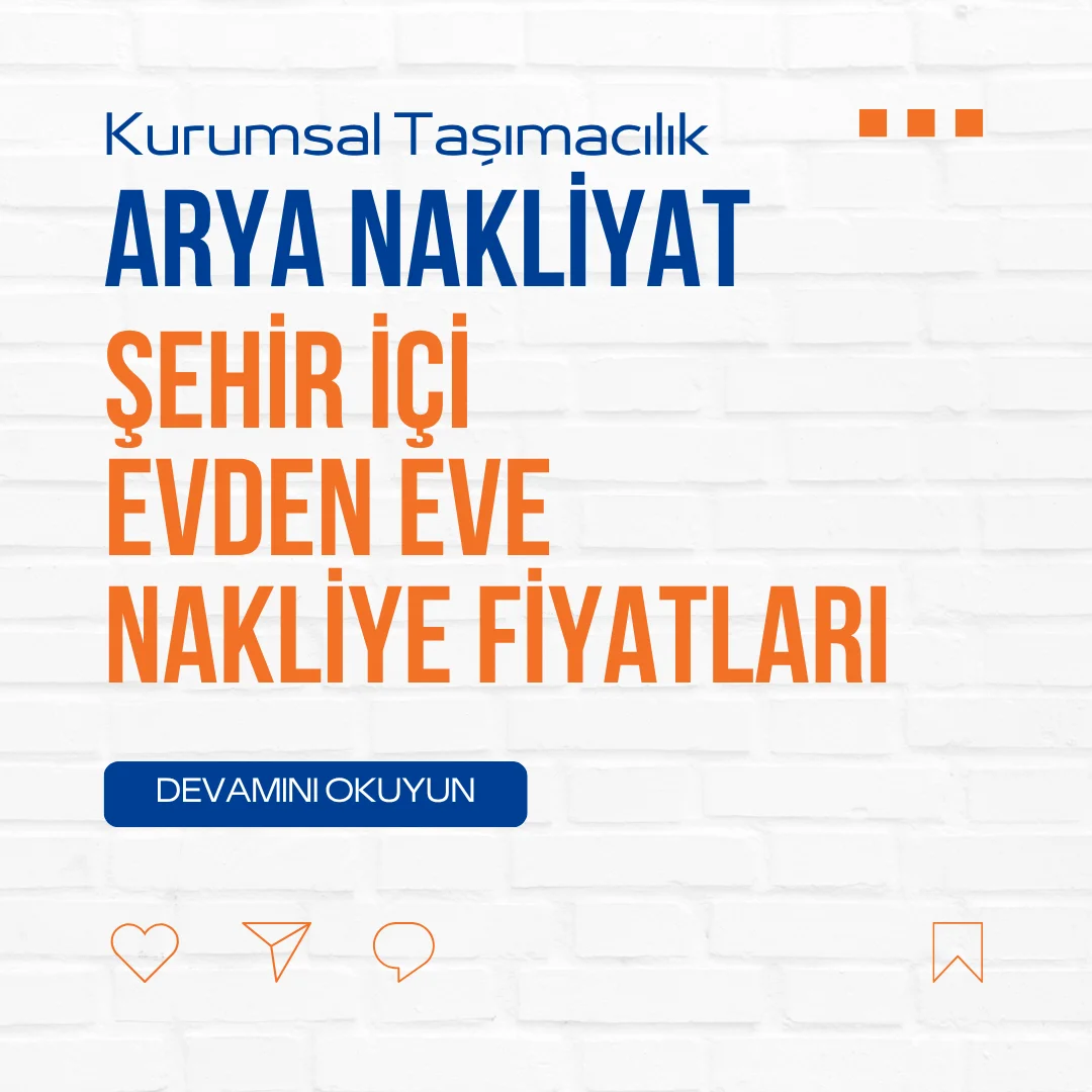 Şehir İçi Evden Eve Nakliye Fiyatları