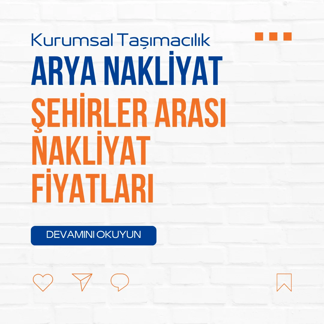 Şehirler Arası Nakliyat Fiyatları