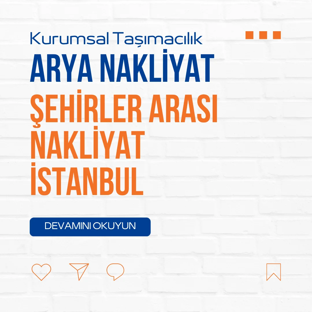 Şehirler Arası Nakliyat İstanbul